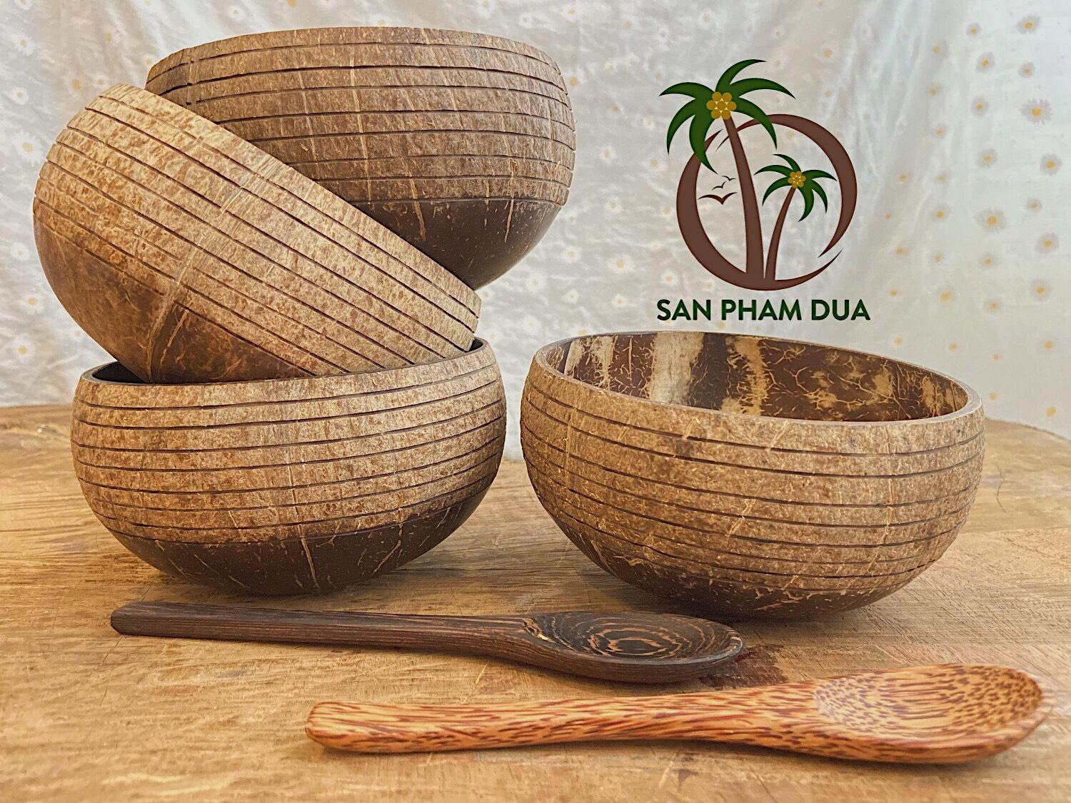 COCONUT SHELL DESIGN BOWLS Coconut Product